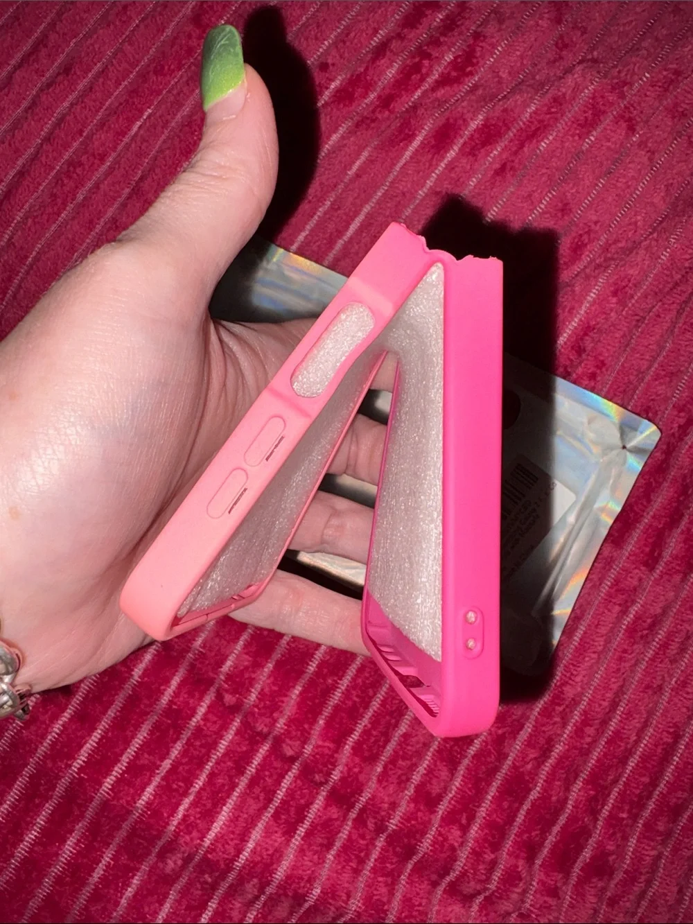 Ombré Pink Z flip Samsung Galaxy phone case